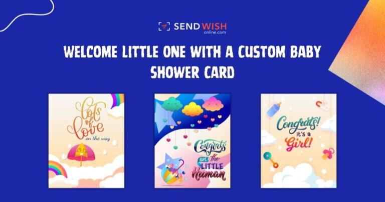 A World of Color: Vibrant Baby Shower Card Ideas